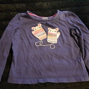 Gymboree Kids Long Sleeve Shirt with Mittens Design